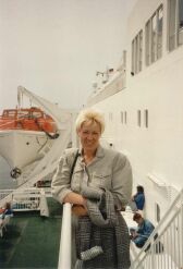 Unser n&auml;chtlicher Besuch auf der Br&uuml;cke MS Olau Britannia