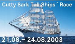 Cutty Sark Tall Ships� Race - Ziel Travem�nde, 21.-24. August 2003